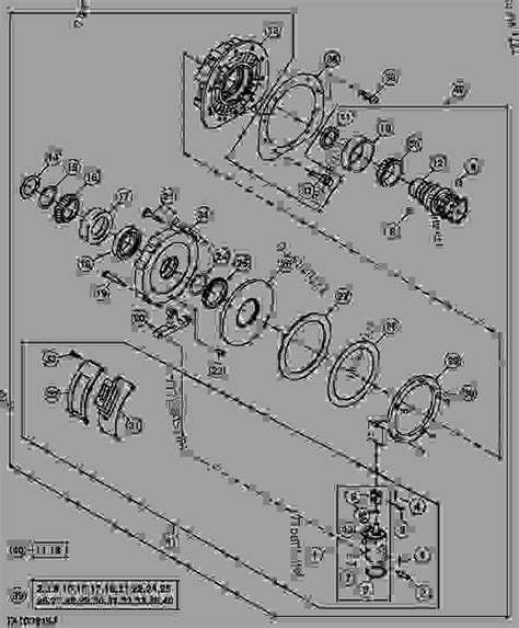 john deere 2000 240 skid steer brake replace|2000 john deere jd 250 parking brakes.